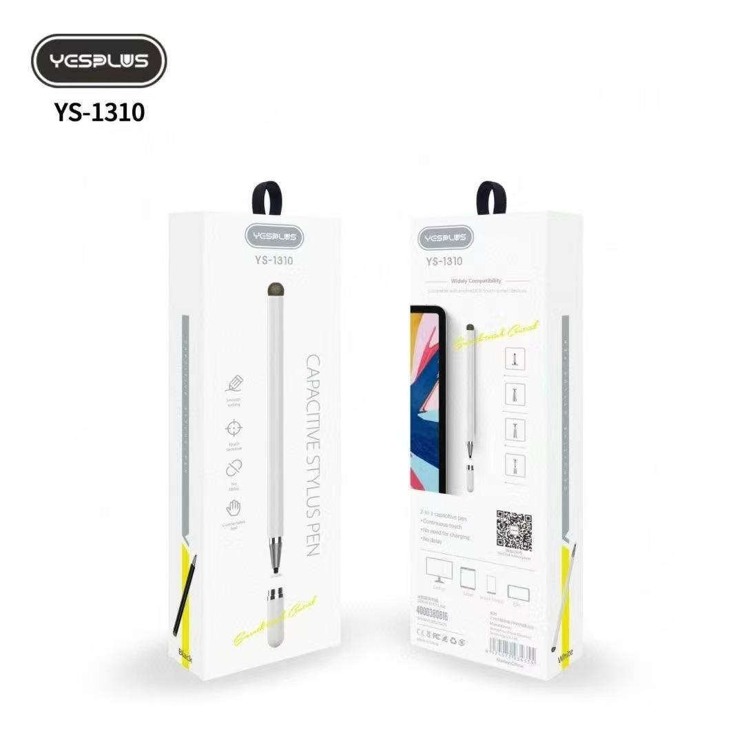 YESPLUS YS-1310 2-in-1 Capacitive Stylus Pen – Double-Headed Universal Touch Screen Passive Stylus Pen – High Precision
