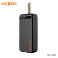 MOXOM MX-PB156 30000mAh fast-charging power bank with digital display