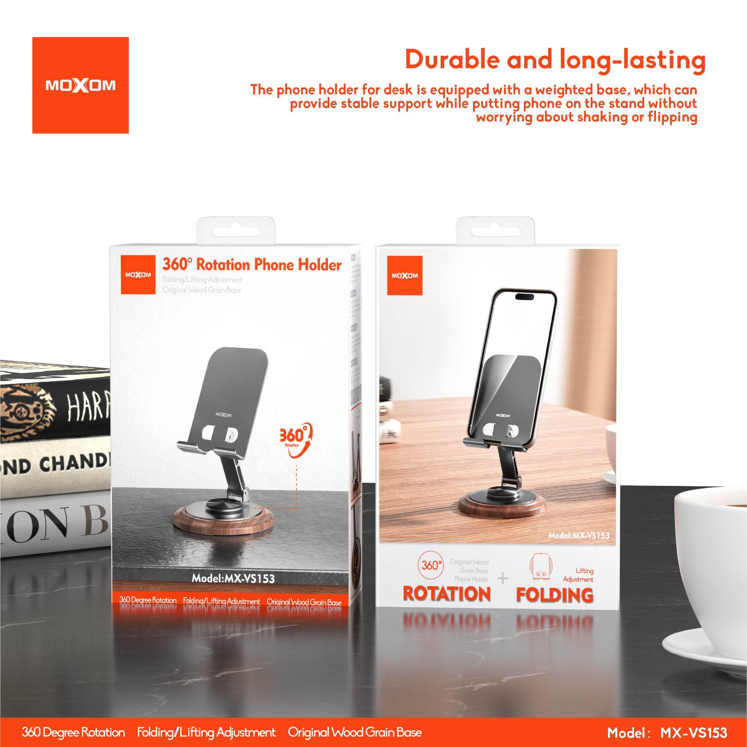 MOXOM 360° Rotation Phone Holder Stand (MX-VS153)