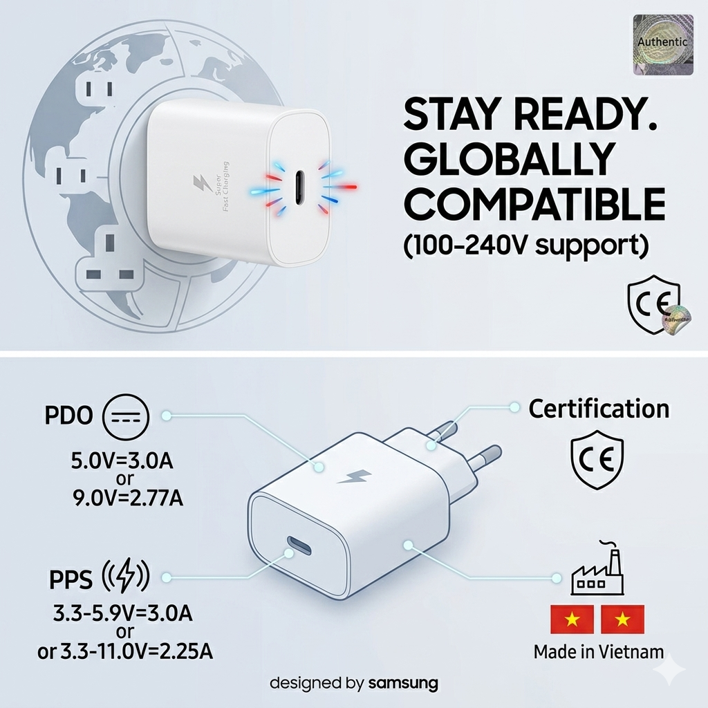 25W USB-C PD Fast Charger with USB-C Cable – image 2